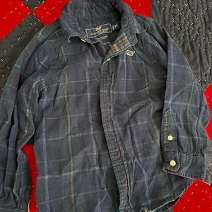 Boys Vineyard Vines Blue Corduroy Button Down